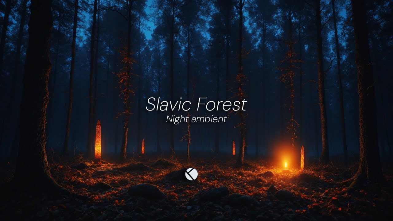 Slavic Night Forest 🌙 Dark Ambient Music for Sleep & Focus