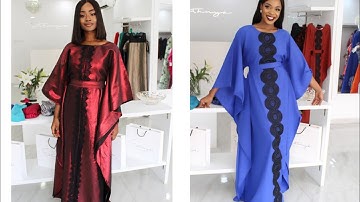 HOW TO MAKE A KEYHOLE BUBU/KAFTAN DRESS. | NDIFON NTUI |