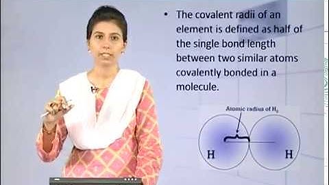Covalent Radii Energetics Of Bond Formation