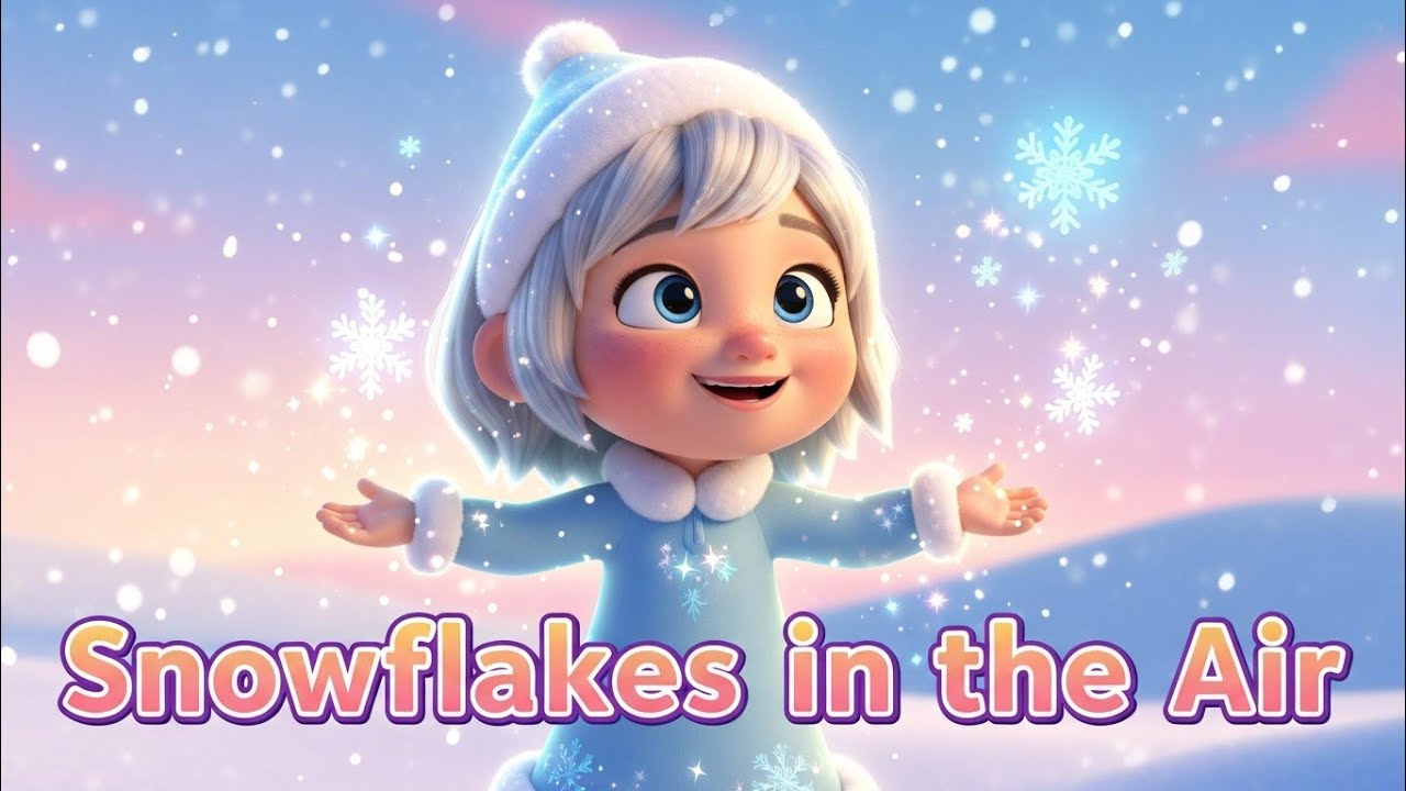 Snowflakes in the Air ️ | Magical Winter Kids Song | 3D Animated Music ...