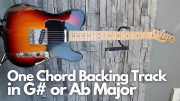 Single Chord Backing Track in C# or Db Major