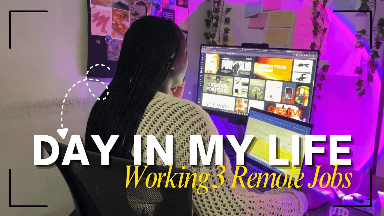 What Working 3 Remote Jobs Actually Looks Like | Day in My Life (Remote Work Vlog)