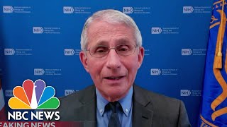 Dr. Fauci Speaks On Johnson \& Johnson Covid Vaccine Pause | NBC Nightly News