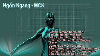 Ngổn Ngang (Karaoke) || MCK remake