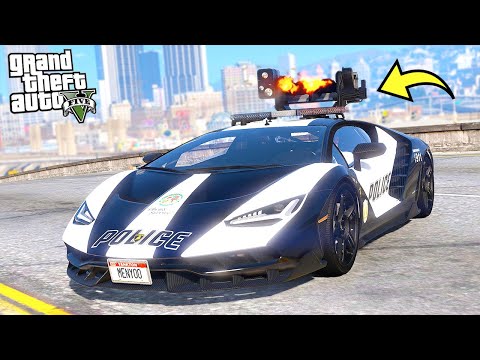 Видео: ПЛОХОЙ КОП на ЛАМБЕ с МИНИГАНОМ! - GTA 5 Игра За Полицейского (Моды ГТА 5)