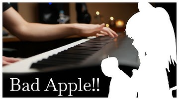 Touhou - Bad Apple!! [ Vocal - Keyboard - Bass - Guitar]