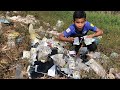 Poor Boy Found Broken Phone Meeting A lot Money in trash .He Happy-Restoration Broken Phone