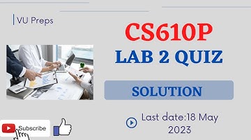 CS610P LAB QUIZ 2 Computer Networks
