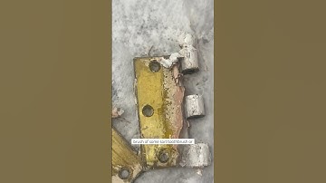 Removing paint from old brass hinges | #paintstripping #Brasso #oneroomchallenge #apartmenttherapy