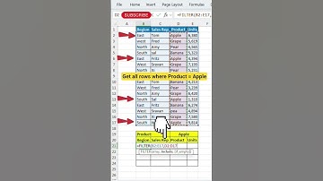 Filter Data dynamic in Excel!#excel #excelfunction #filter #dynamic #exceltips #officehacks #learn