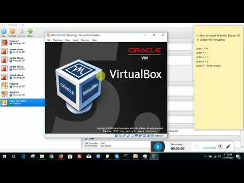 How to install Mikrotik  Router OS in Oracle VM VirtualBox