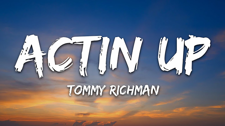 Tommy Richman - ACTIN UP (Lyrics)