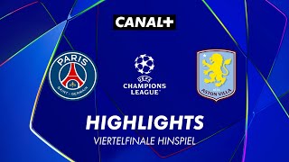 Thumbnail for Highlights: Paris Saint-Germain - Aston Villa (UCL Viertelfinale Hinspiel)