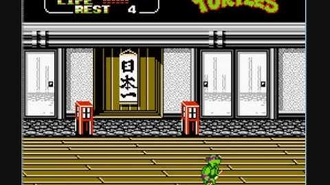 TMNT 2 playthrough scene 6