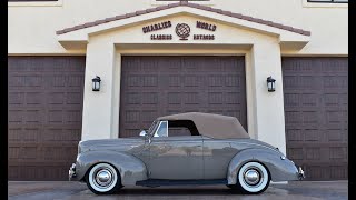 1940 Ford Deluxe Convertible  (Sorry Sold) Resto-Rod LS7 7.0L 6L90 Kugel 4 Whl IFS/IRS