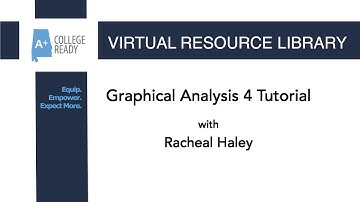 Graphical Analysis 4 Tutorial