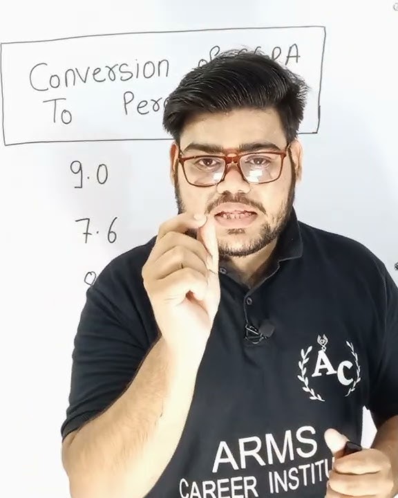 Conversion of cgpa to percentage how to convert cgpa into percentage