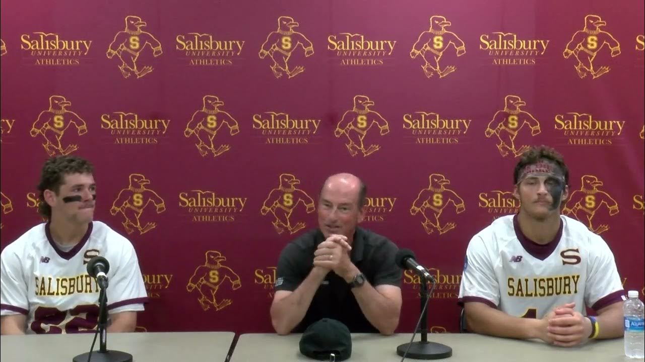 Salisbury Men's Lacrosse Press Conference NCAA Tournament Second