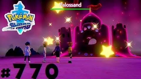 Pokemon Sword Shiny Dynamax Palossand Raid & Catch