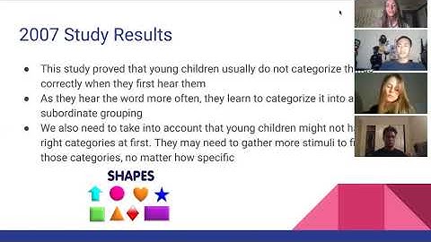Ling 252: Categorization in Babies