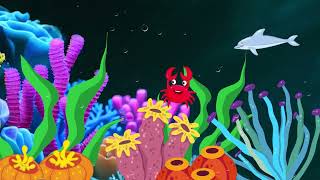 Calming Undersea Animation, Baby Lullaby Soothing fishes 🐠 Aquarium Fish Lullaby #109
