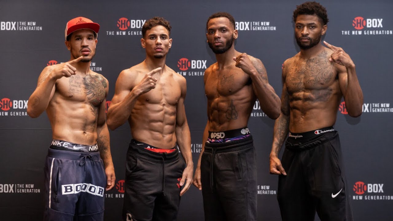 ShoBox Weigh in--Ortiz vs Albright