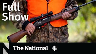 CBC News The National Gun law changes Spy balloon Conor Bedard