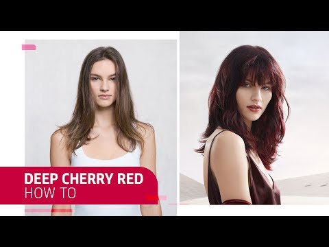 A/W 2018 | Pure Chroma Nontouring Trend - Deep Cherry Red Hair How To | Wella Professionals - A/W 2018 | Pure Chroma Nontouring Trend - Deep Cherry Red Hair How To | Wella Professionals