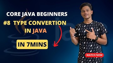 #8 Type Conversion in Java | Java Tutorials for Beginners | Core Java Tutorial Tamil |