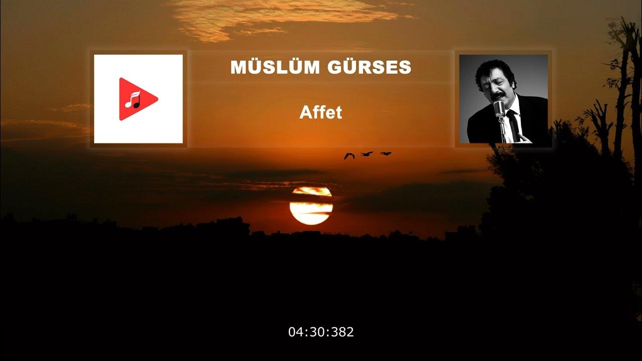 Müslüm Gürses - Affet (Sözleri) | 4K Müslüm Gürses - Affet (Sözleri) | 4K