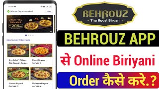 behrouz se biriyani order kaise kare!! how to order biriyani in behrouz!! screenshot 3