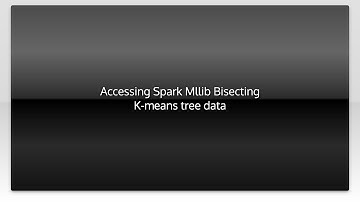 Accessing Spark Mllib Bisecting K-means tree data