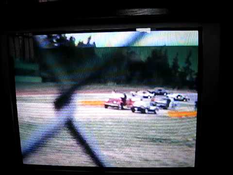 Raceway park PEI stock car crash