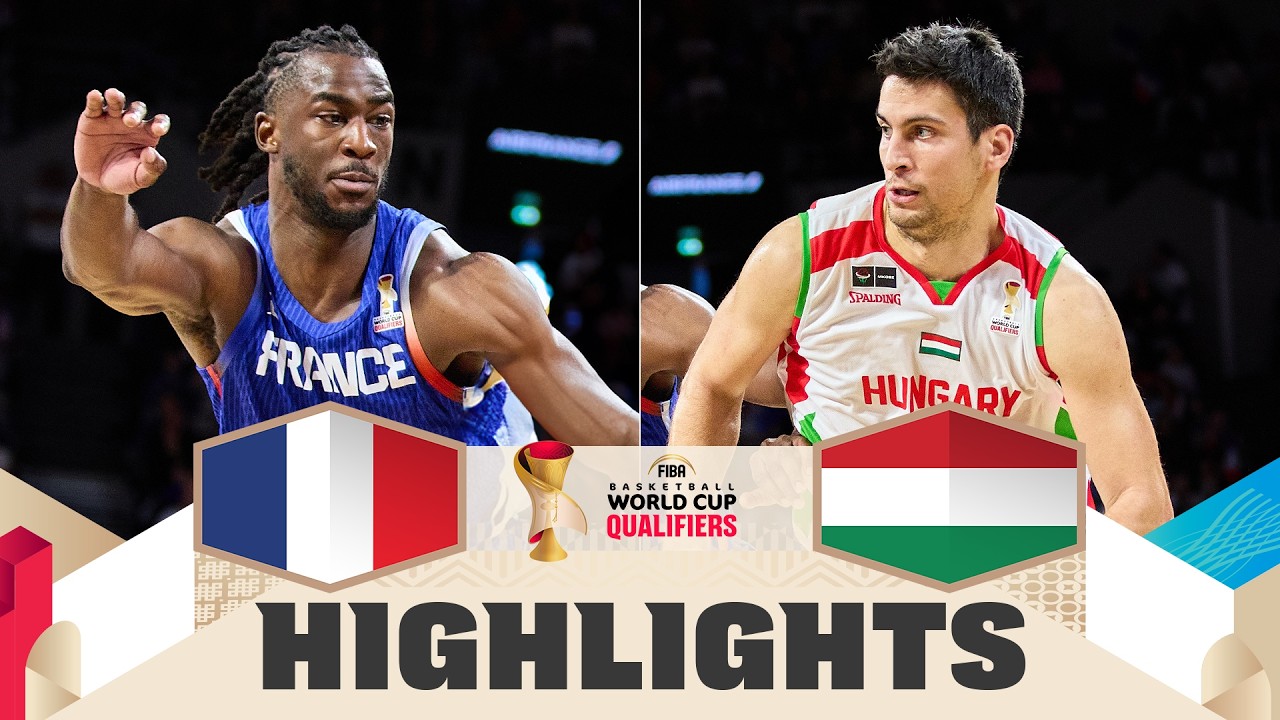 France 🇫🇷 v Hungary 🇭🇺 | Highlights | FIBA Basketball World Cup 2027 European Qualifiers
