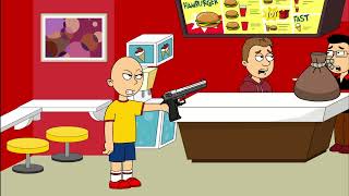 Caillou Steals Food From Mcdonalds/Gets Fat/Gets Grounded