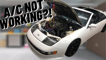 How to Diagnose a Failed A/C HVAC System 300zx Z32 AC Repair
