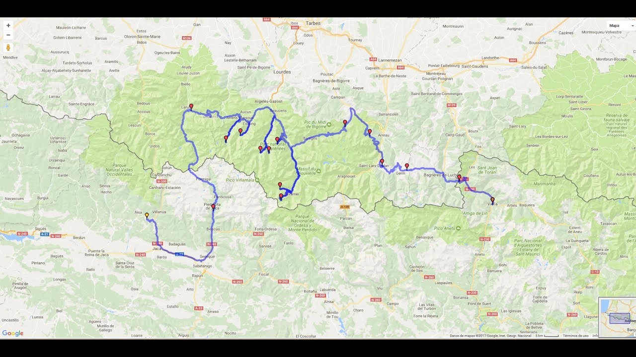 Las carreteras mas bonitas de España / Francia - Viaje alrededor de España - Jaca / Lerida Parte 4