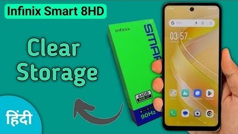 infinix smart 8 HD mein storage kaise Khali Karen, how to clear storage in infinix smart 8 HD