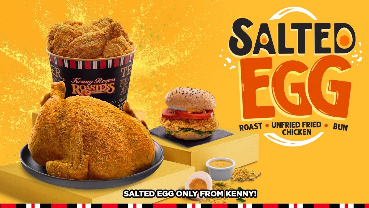 Taste the new and addicting Kenny Rogers Roasters Salted Egg! YouTube