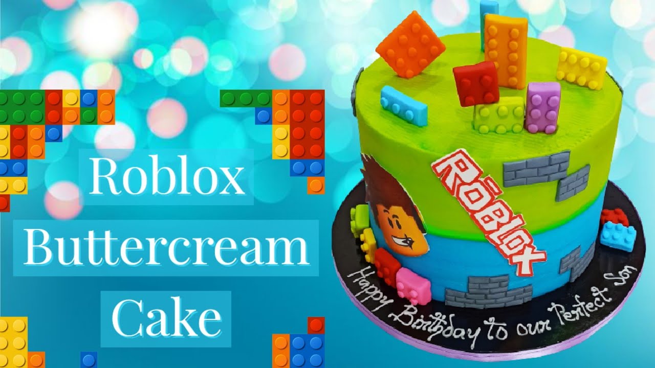 Roblox theme Soft icing Cake - Liam's Cakes And Pastries