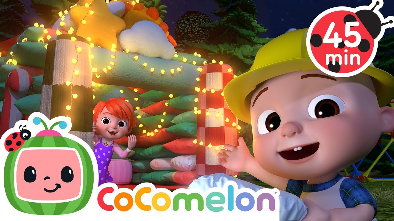 Let's Build a Pillow Fort | Cocomelon 🍉 | Kids Learning Songs! |  Sing Along Nursery Rhymes 🎶