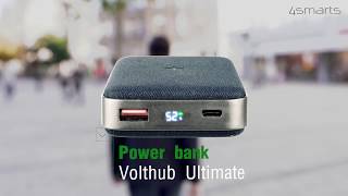 4Smarts Inductive Power Bank Volthub Ultimate 10000 Mah With Qi And Quick Charge