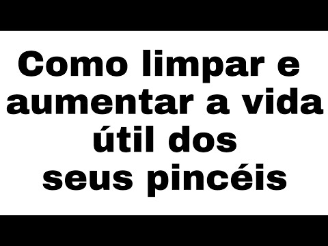 Vídeo: Como Aumentar Seus Pincéis