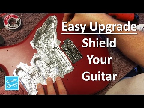 How to Shield a Guitar Using Aluminum Tape