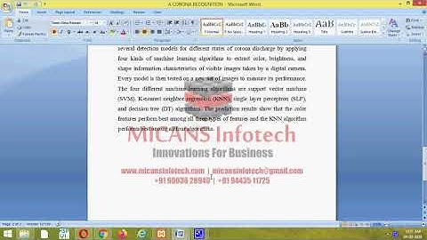 A CORONA RECOGNITION METHOD BASED ON VISIBLE LIGHT COLOR -IEEE CSE PROJECT-2020-2021