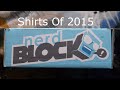 Nerdblock shirts of 2015