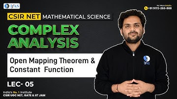 CSIR NET: Open Mapping Theorem In Functional Complex Analysis Maths