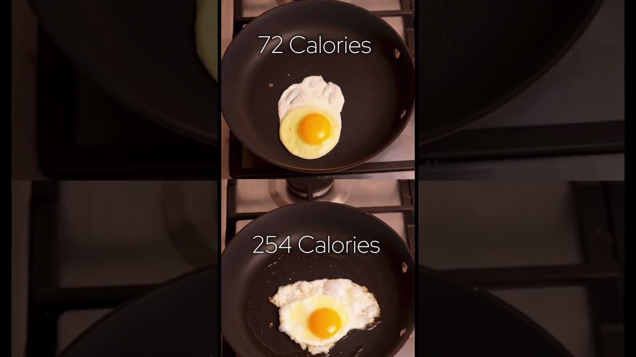 SAME EGG, DIFFERENT STORY. KNOW YOUR CALORIES.