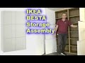 IKEA BESTÅ Storage combination white Assembly