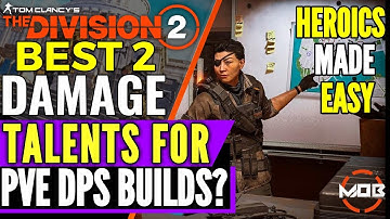 The Division 2 | BEST *DAMAGE TALENTS* FOR PVE | 200% CRIT DAMAGE, BONUS ARMOUR STACKING SOLO BUILD!